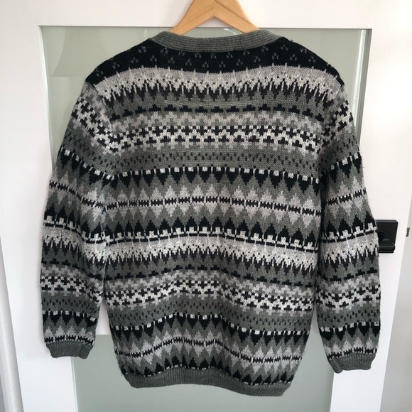 Vintage Esprit Wool mix Patterned Cardigan - Size S - Picture 2 of 7